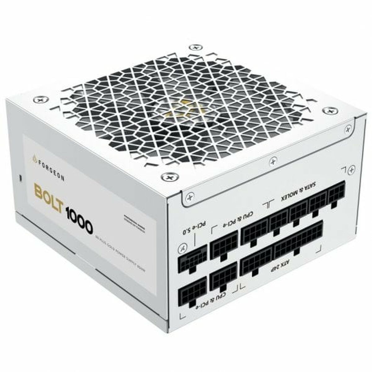 Strömtillförsel Forgeon Bolt 1000 Modulär 1000 W 80 Plus Gold