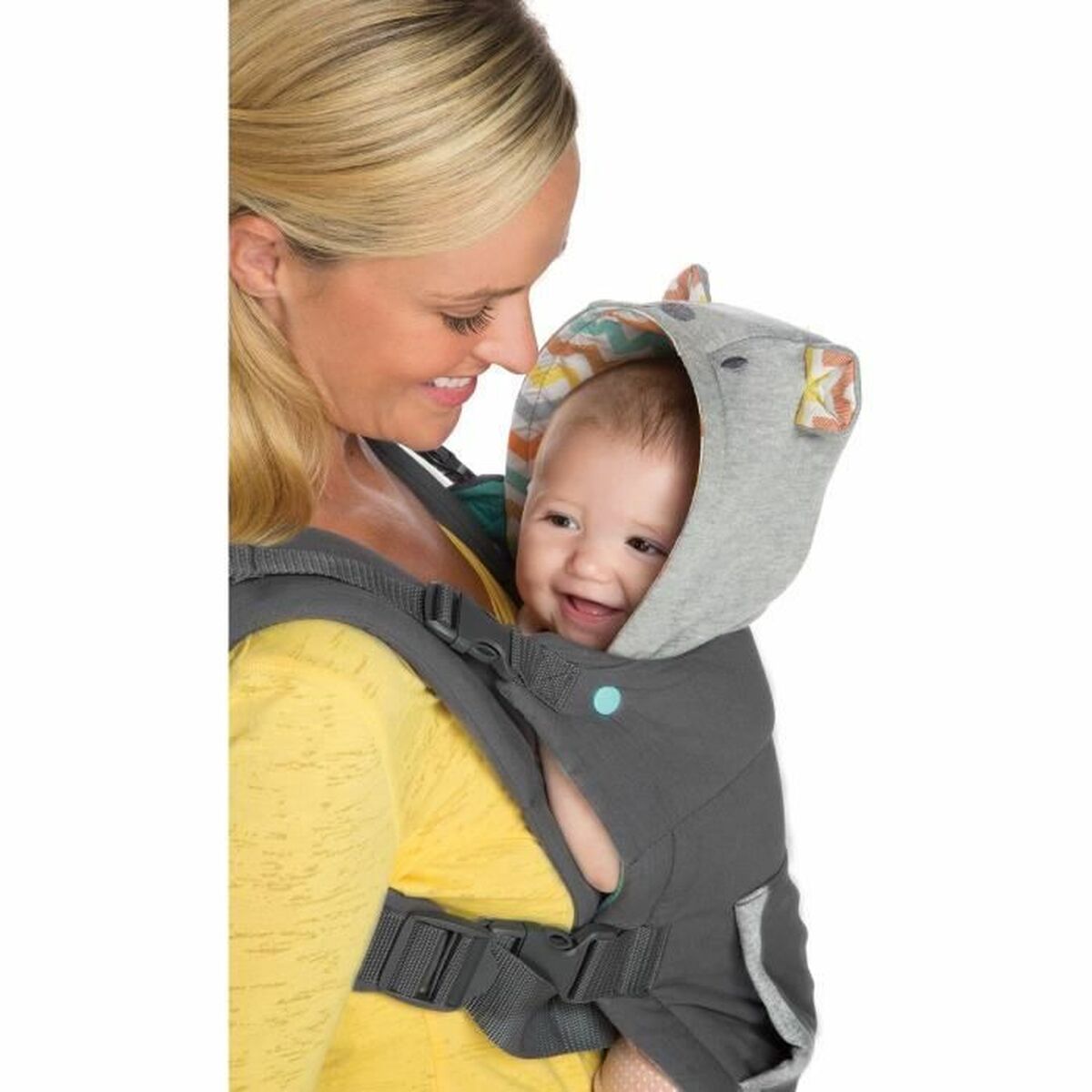 Bärstol Infantino Cuddle Up Bear Grå + 0 år + 0 månader - 4