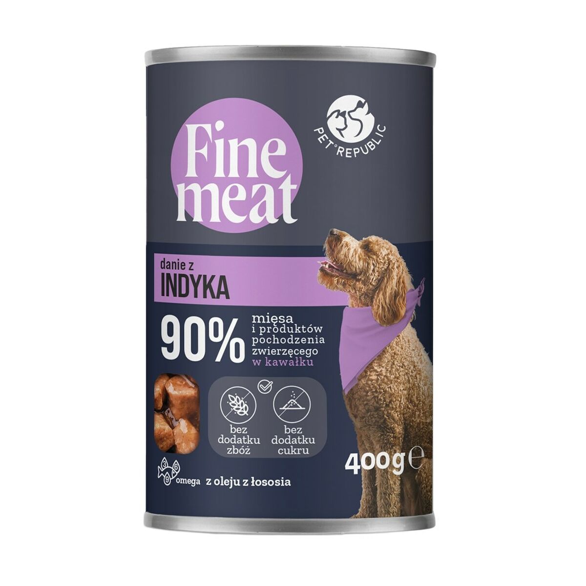 Våt mat PETREPUBLIC Kalkon 400 g