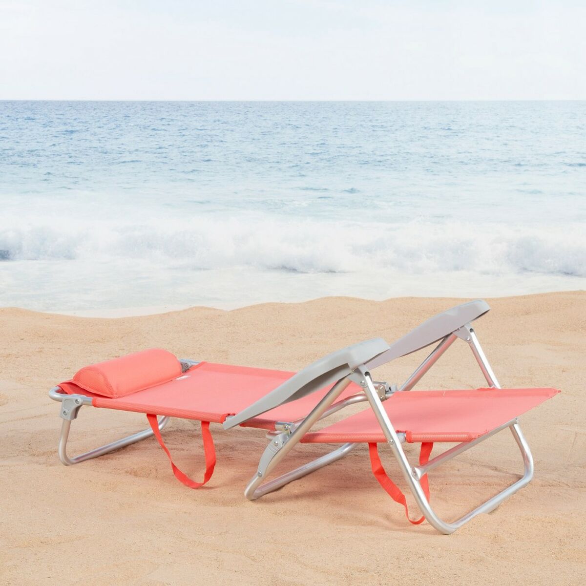 Hopfällbar Stol Aktive 47 x 82 x 49 cm Flamingo (2 antal) - 4