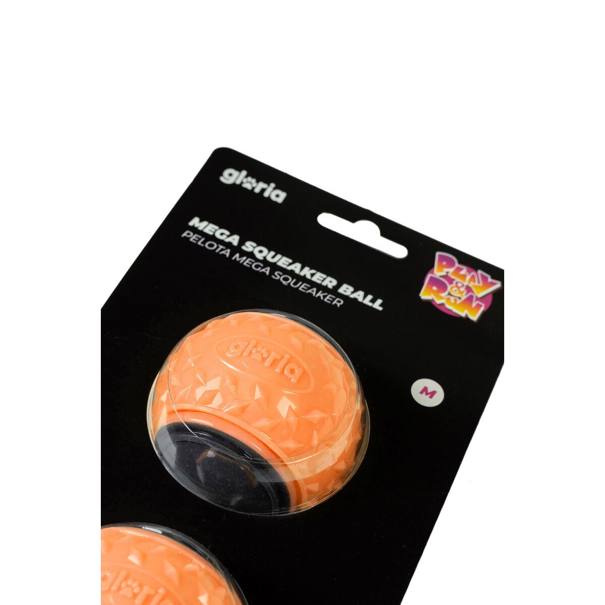 Boll till husdjur Gloria PLAY AND RUN Orange TPR M 6,35 cm 2 antal - 3