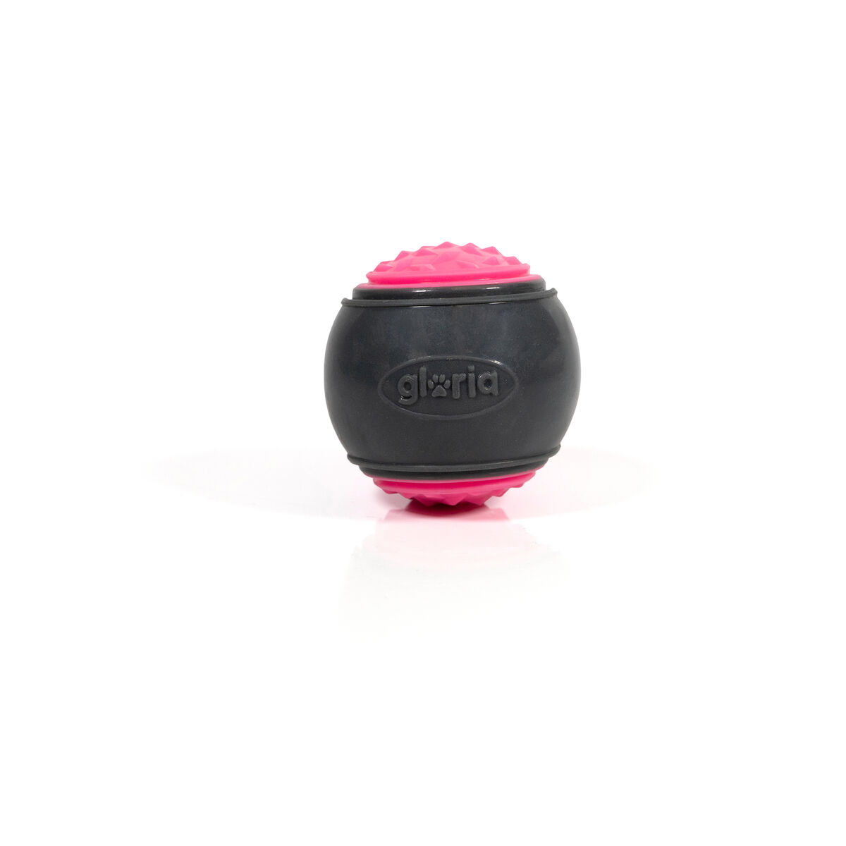 Boll till husdjur Gloria PLAY AND RUN Rosa TPR M 6,35 cm 2 antal - 5