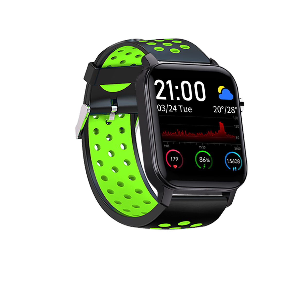 Smartklocka LEOTEC MultiSport Bip 2 Plus 1,4" LCD 170 mah Grön - 2