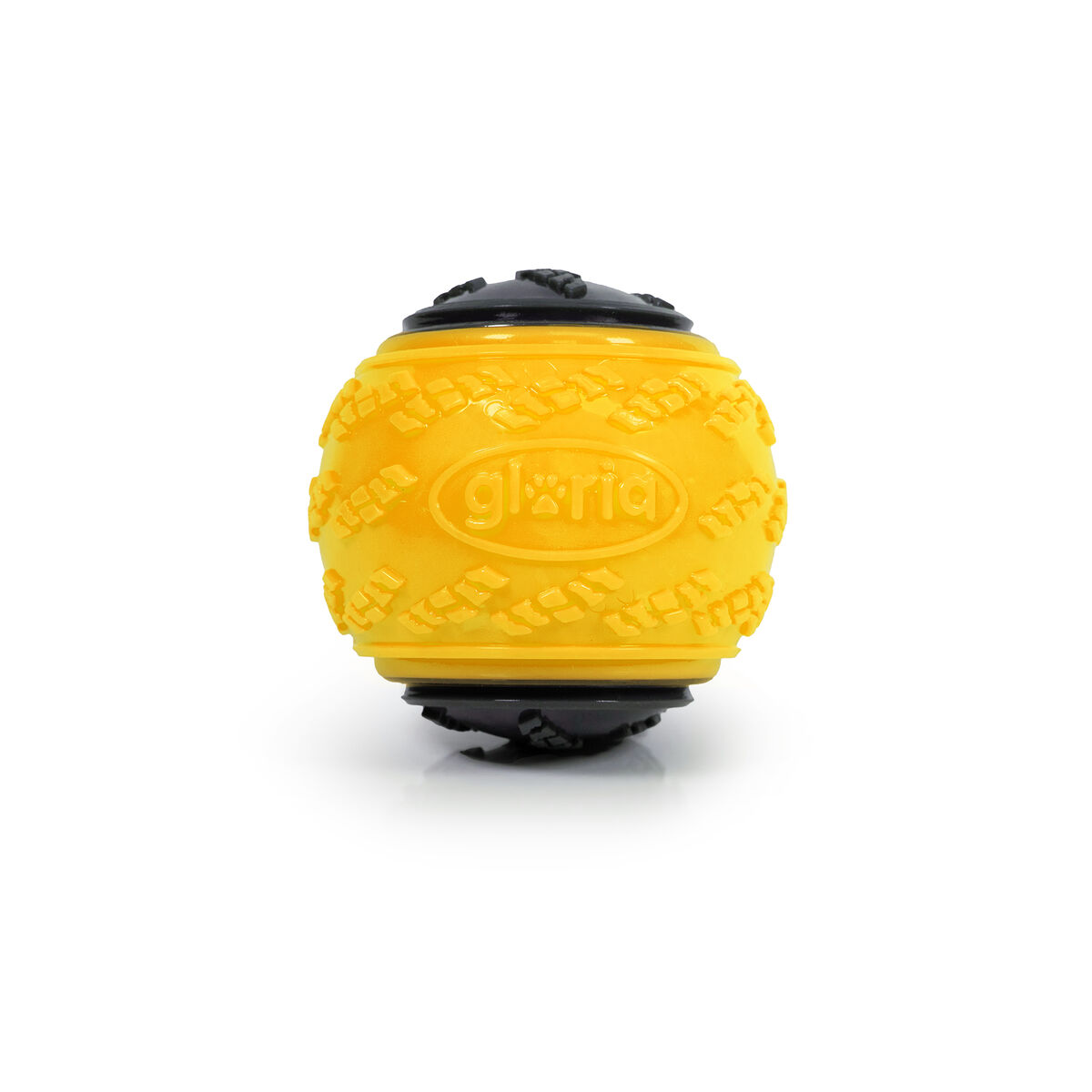 Boll till husdjur Gloria PLAY AND RUN Gul TPR L 8,89 cm - 3