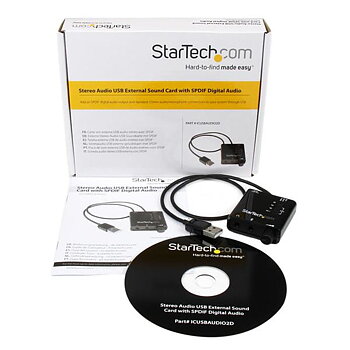 Ljudkort Startech ICUSBAUDIO2D