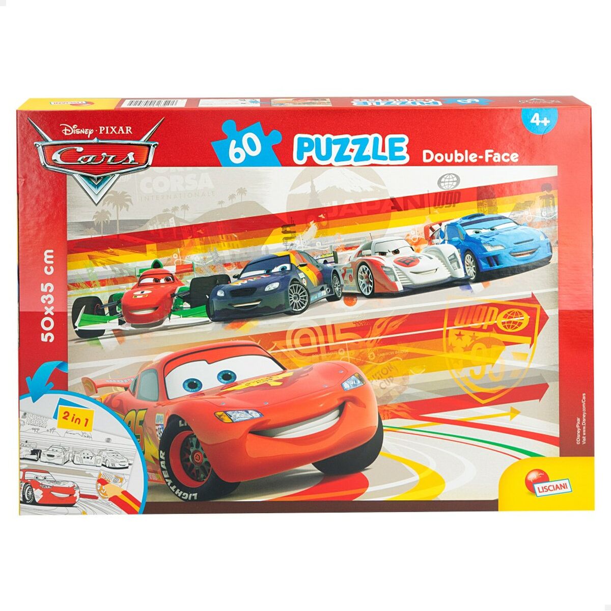 Barnpussel Cars Dubbelsidig 60 Delar 50 x 35 cm (12 antal) - 7