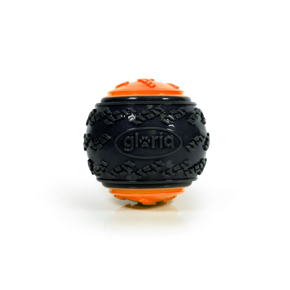 Boll till husdjur Gloria PLAY AND RUN Orange TPR L 8,89 cm - 2