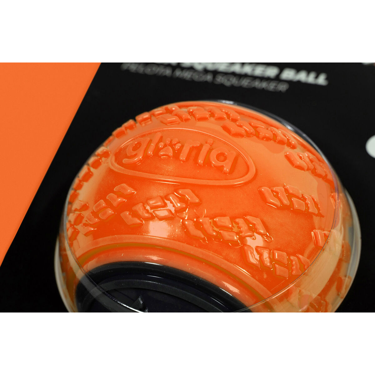 Boll till husdjur Gloria PLAY AND RUN Orange TPR L 8,89 cm - 4