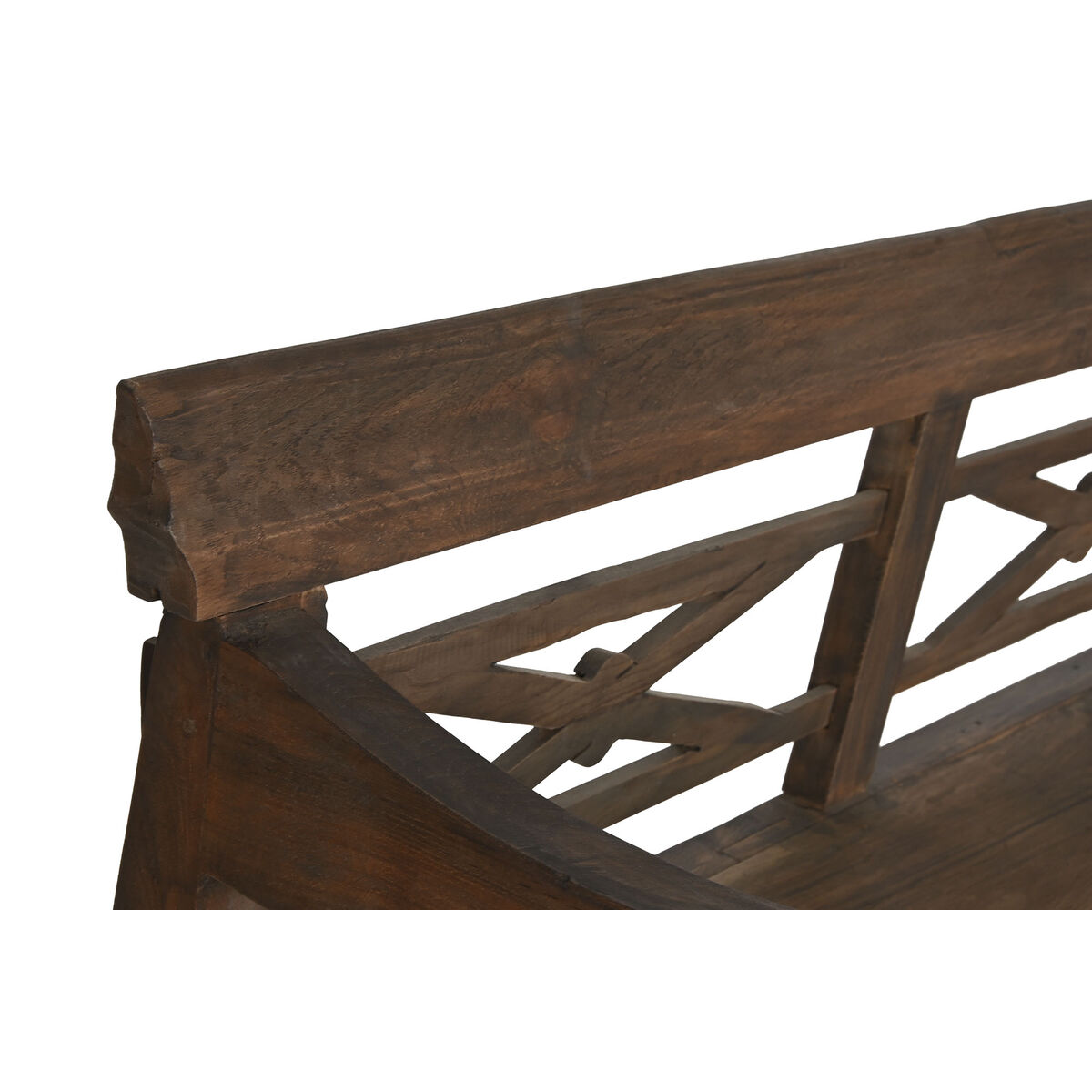 Bänk Home ESPRIT Mörkbrun teakträ 190 x 70 x 75 cm - 5