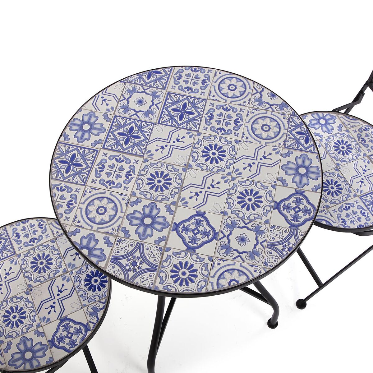 Bordsgrupp med 2 stolar Versa Melo 60 x 71 x 60 cm - 2