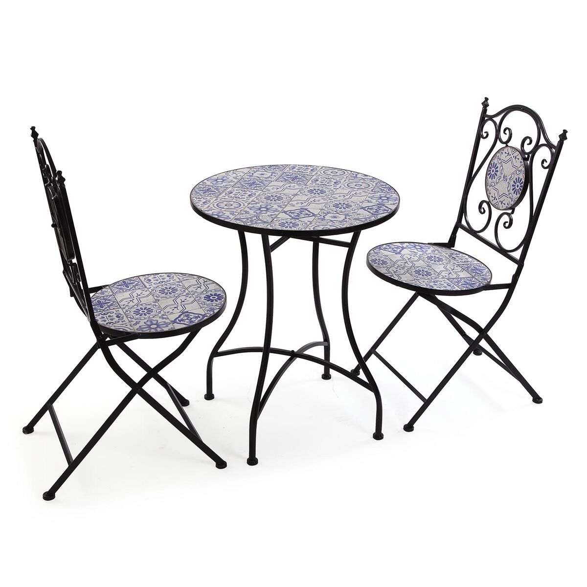 Bordsgrupp med 2 stolar Versa Melo 60 x 71 x 60 cm