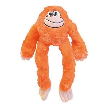 Mjuk leksak för hundar Gloria Kikazaru 11 x 44 x 45 cm Apa Orange