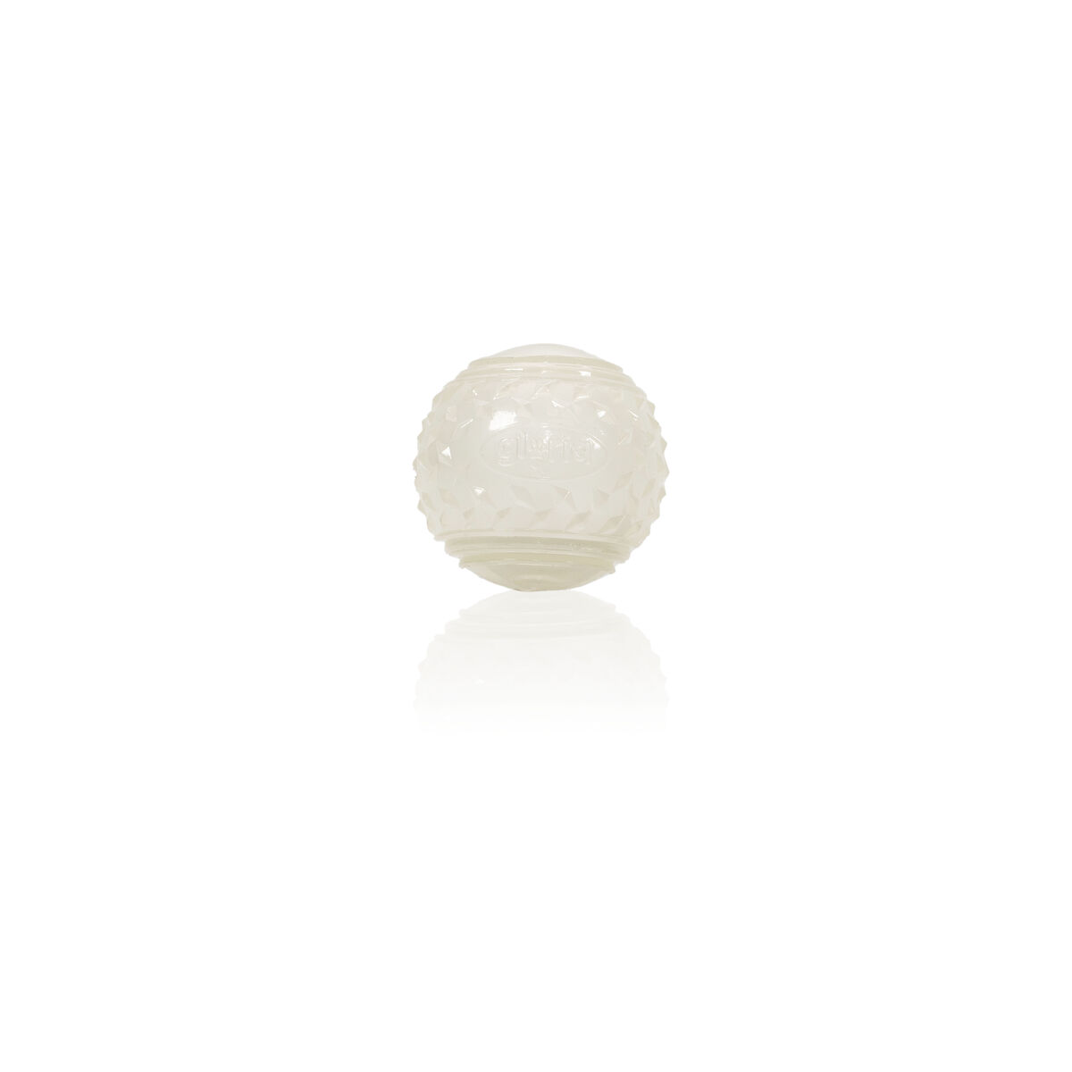 Boll till husdjur Gloria PLAY AND RUN Gul TPR 6,35 cm - 2