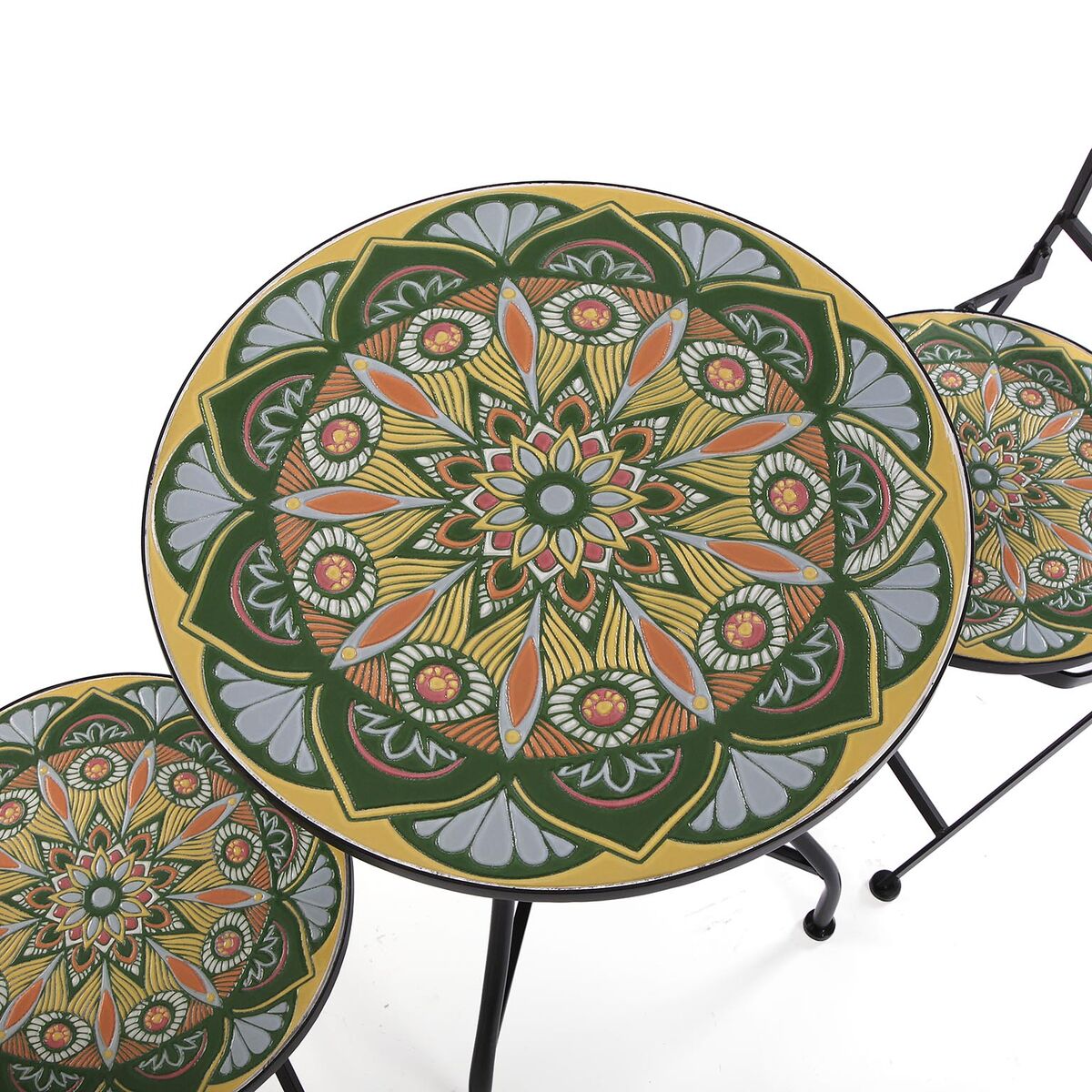 Bordsgrupp med 2 stolar Versa Italo 60 x 71 x 60 cm - 2