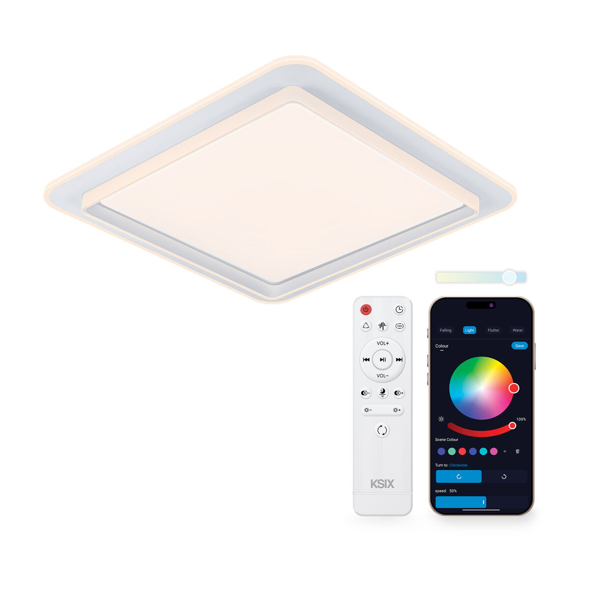 Infälld taklampa med LED KSIX Celeste (3000k - 6500k) - 2