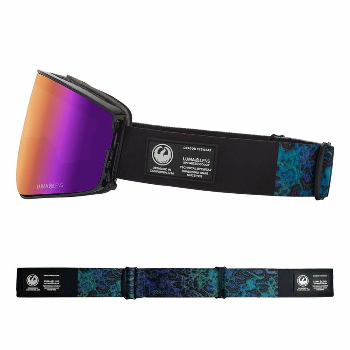 Skidglasögon Snowboard Dragon Alliance Pxv2 Lumalens Midnight Svart - 6