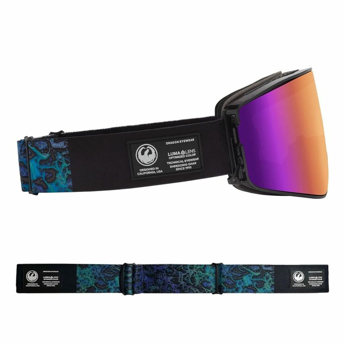 Skidglasögon Snowboard Dragon Alliance Pxv2 Lumalens Midnight Svart - 5