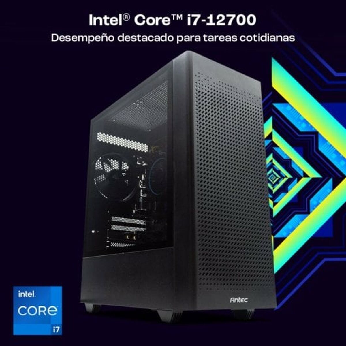 Bordsdator PcCom Intel Core i7-12700 16 GB RAM 1 TB SSD - 4