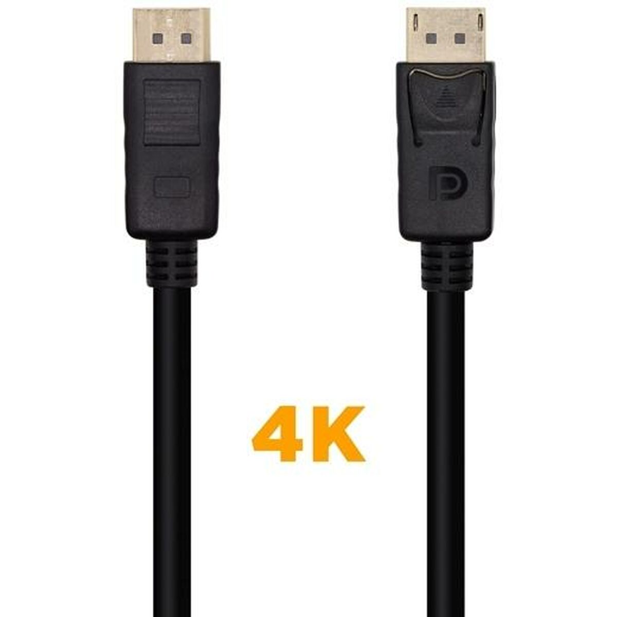 DisplayPort Kabel Aisens A124-0387 Svart 5 m