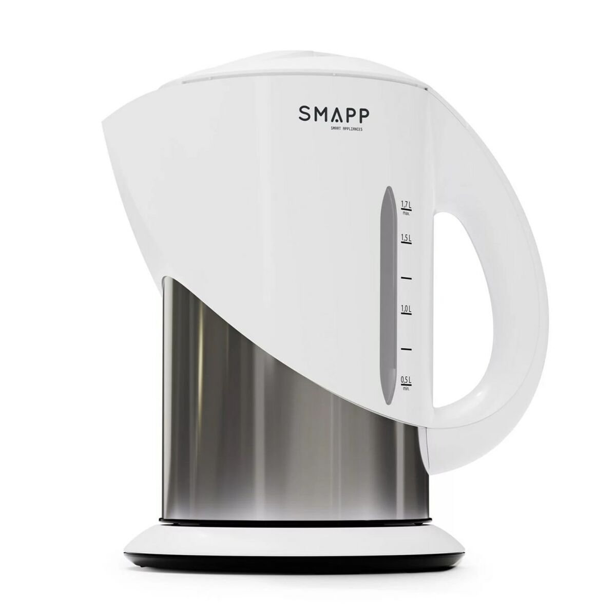 Vattenkokare SMAPP 442.1 Vit Silvrig Rostfritt stål 2200 W 1,7 L