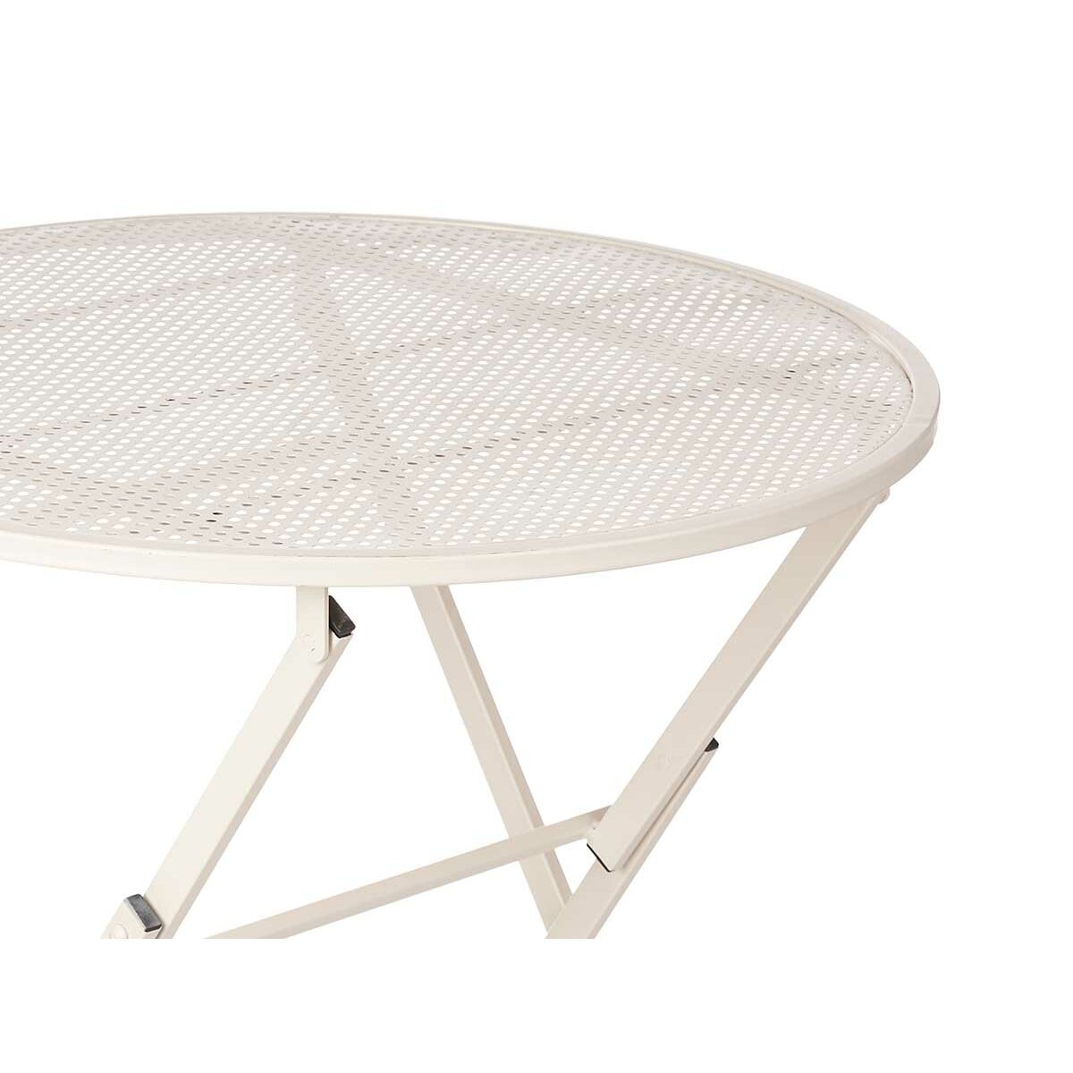 Bordsgrupp med 2 stolar Ibergarden Vit 96 x 60 x 22,5 cm - 2