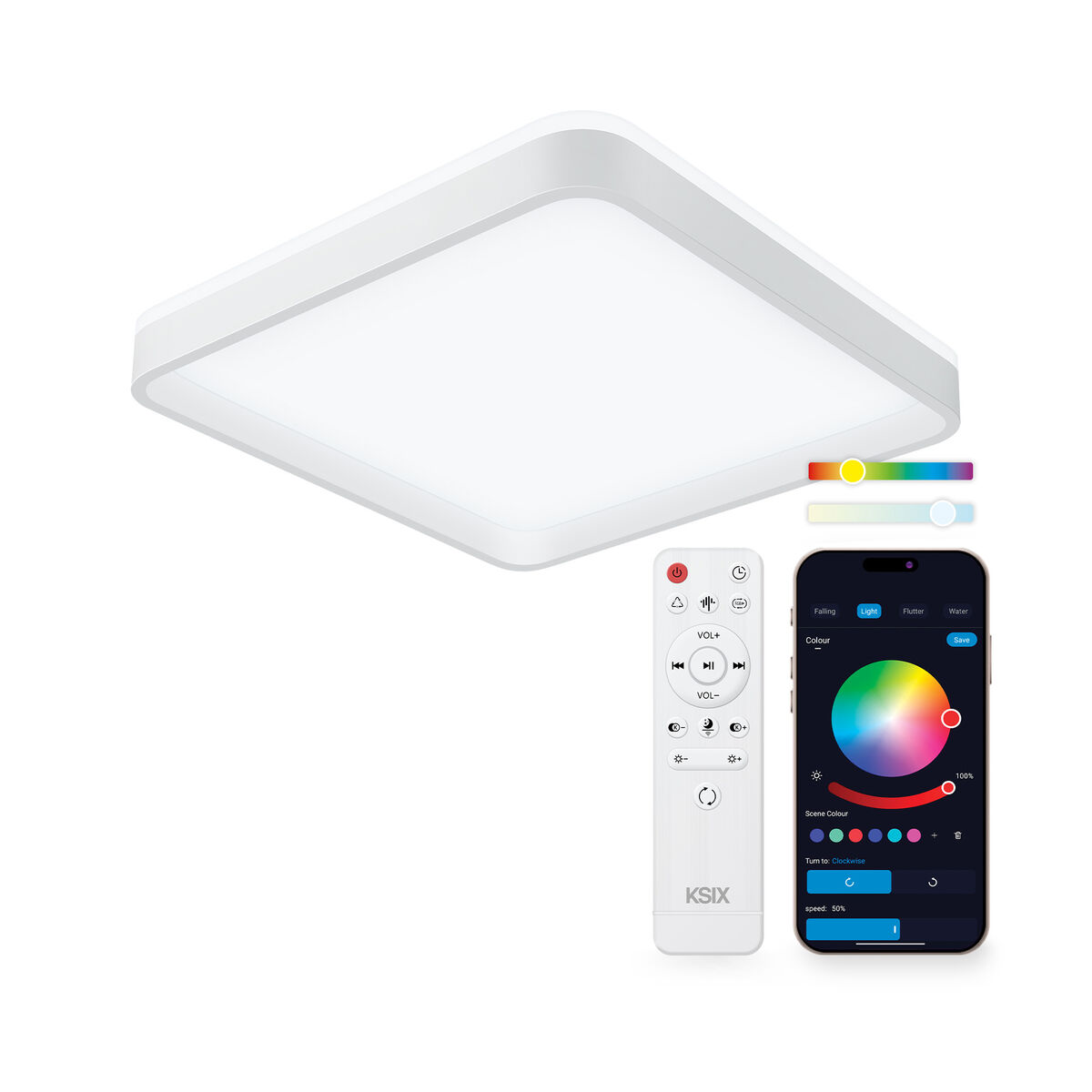 Infälld taklampa med LED KSIX Stellar Plus (3000k - 6500k)