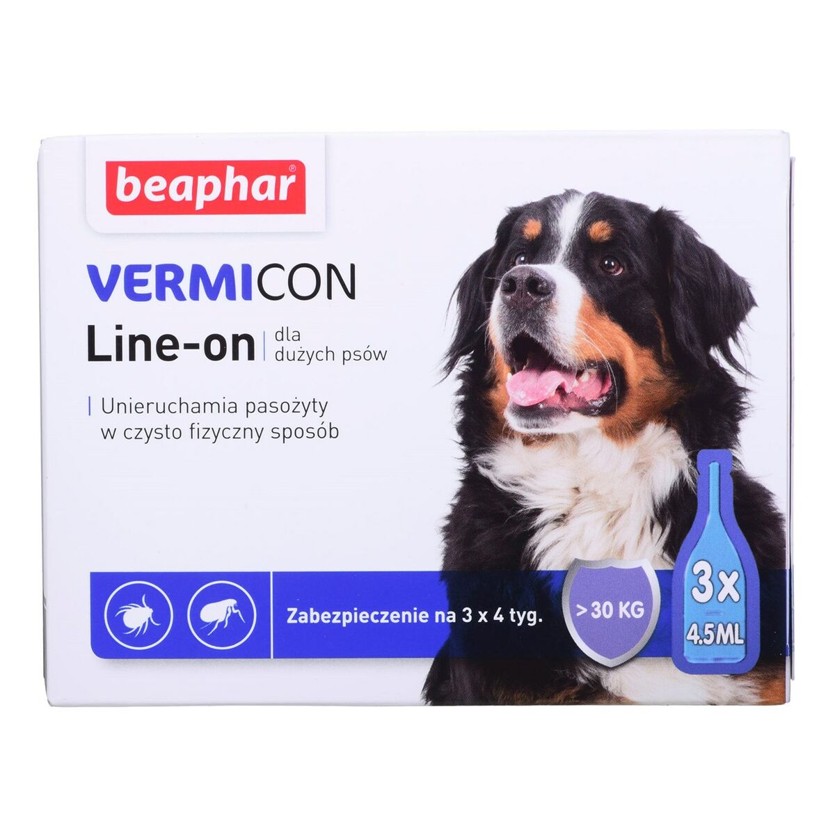 Mot parasiter Beaphar VERMIcon Line-on Dog L Mot parasiter