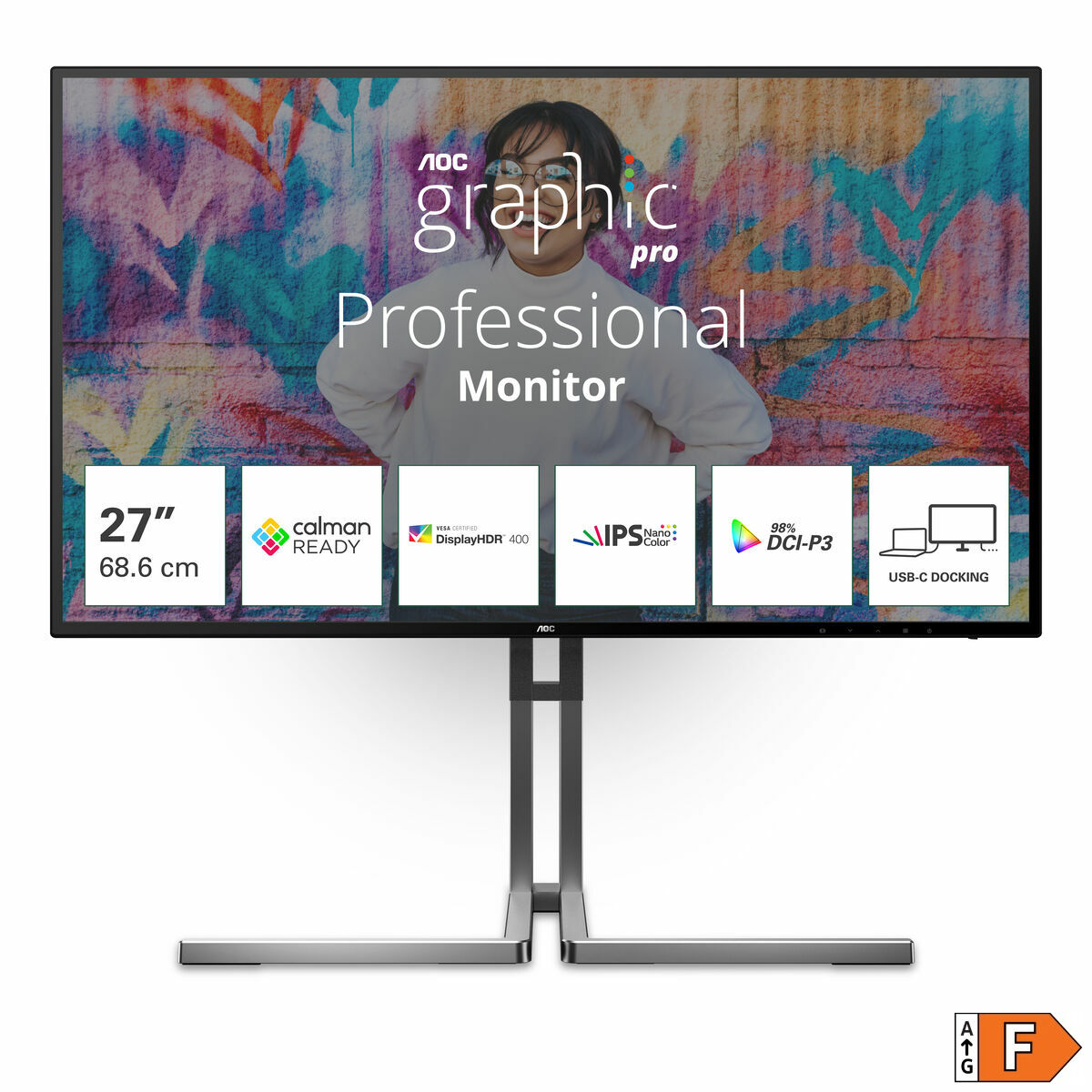 Monitor Gaming AOC U27U3CV 4K Ultra HD 27" - 2
