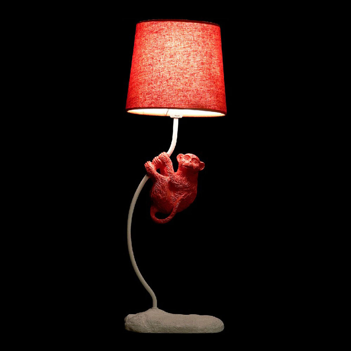Bordslampa DKD Home Decor Polyester Harts 25W 220 V Apa (2 pcs) (19 x 17 x 53 cm) - 2