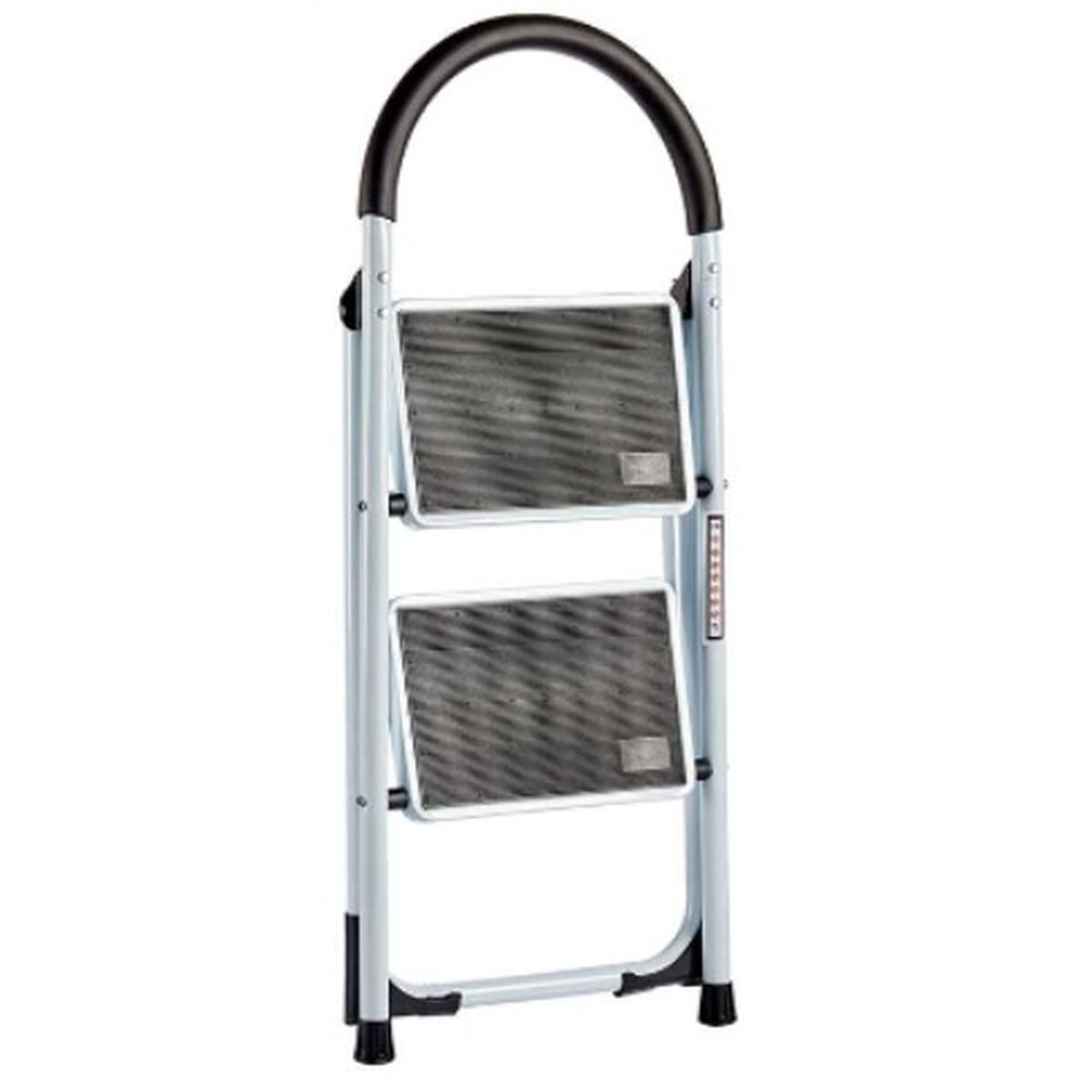 Hopfällbar stege Kipit Vit Svart Grå Metall 38 x 50 x 84 cm (6 antal) - 4