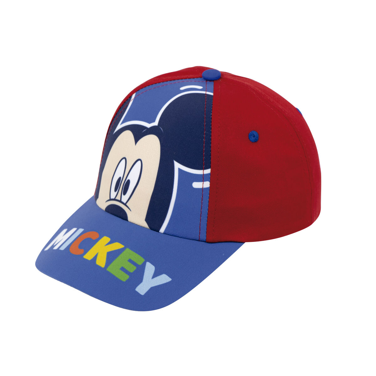 Barnkeps Mickey Mouse Happy smiles Blå Röd (48-51 cm) - 3