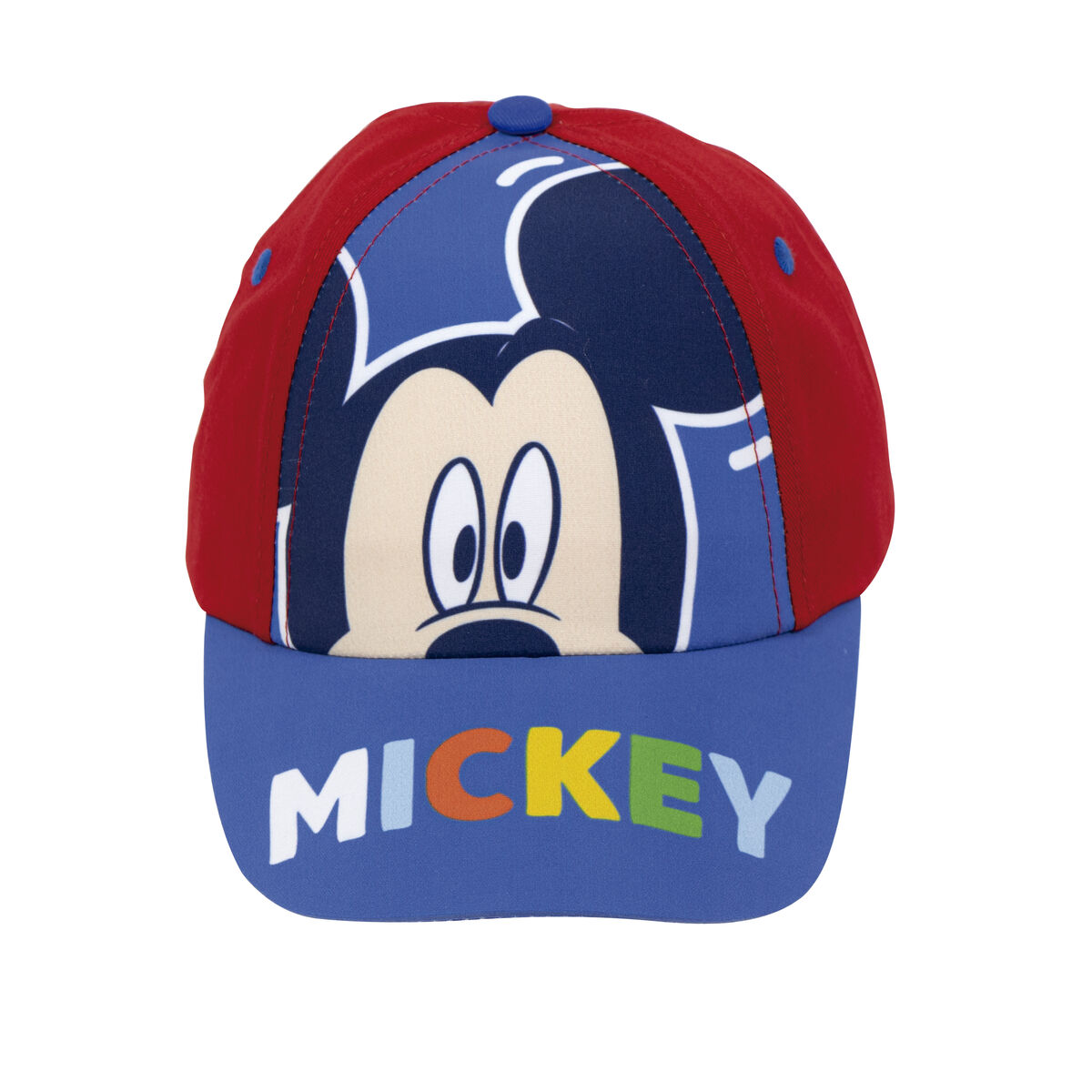 Barnkeps Mickey Mouse Happy smiles Blå Röd (48-51 cm) - 4