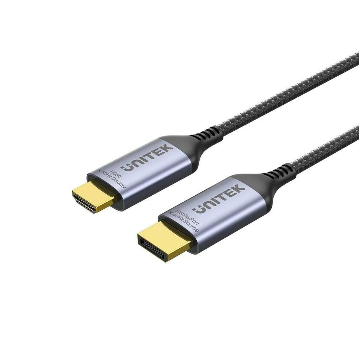DisplayPort Kabel Unitek V1610A01 Svart 1,8 m