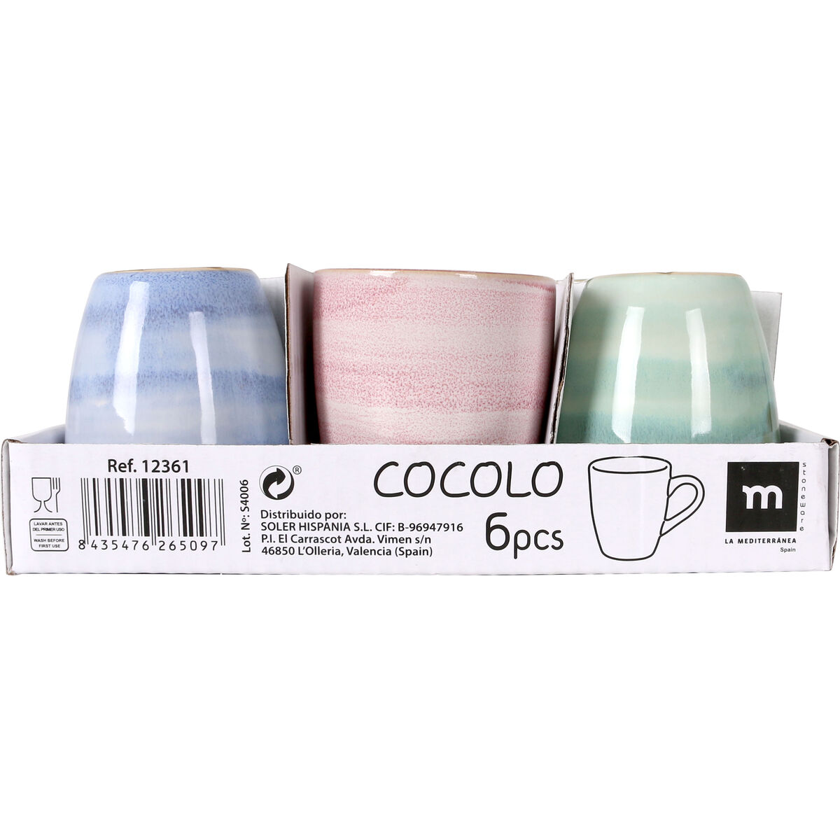 Te- och kaffekopp La Mediterránea Cocolo 90 ml (36 antal) - 2