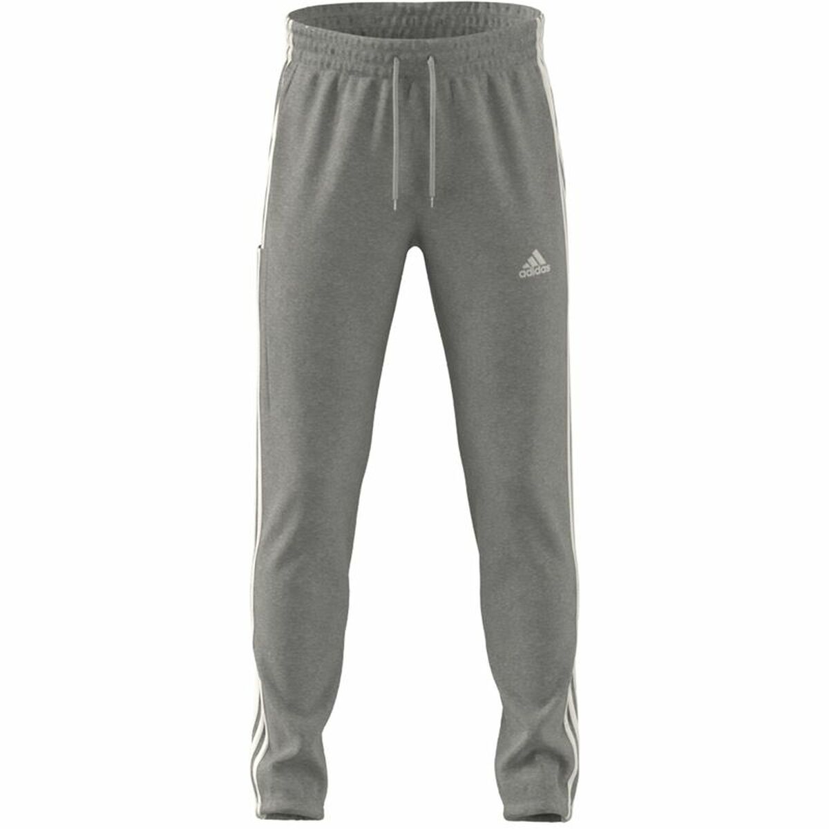 Långa träningsbyxor Adidas 3S Ft Te Grå Män