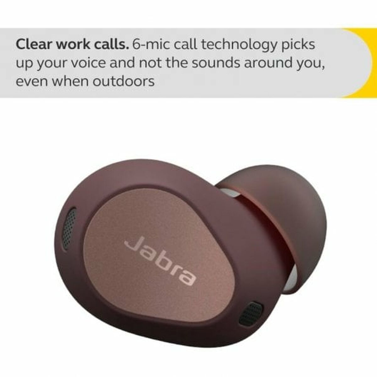 Hörlurar med Mikrofon Jabra Brun - 6