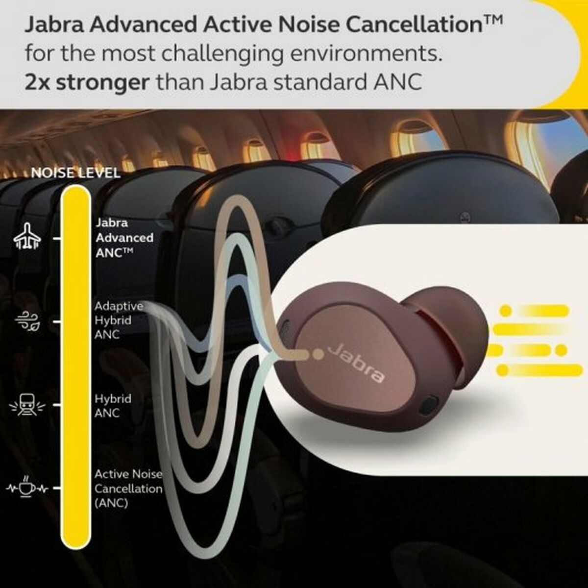 Hörlurar med Mikrofon Jabra Brun - 7