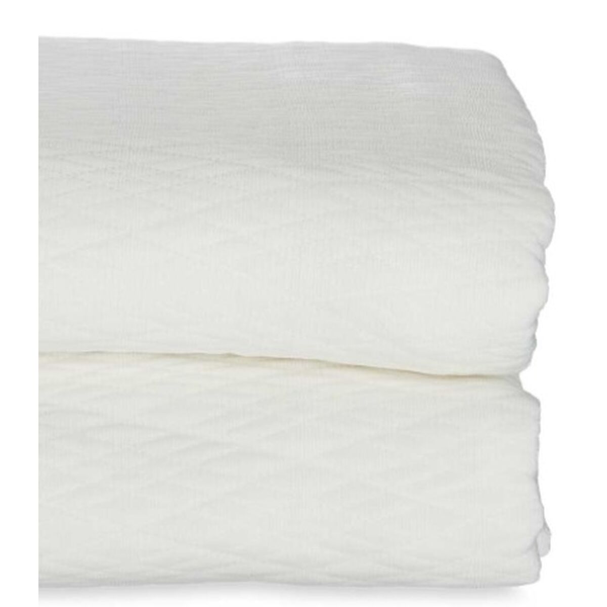 Sängöverdrag 240 x 260 cm Romb Vit (4 antal) - 2