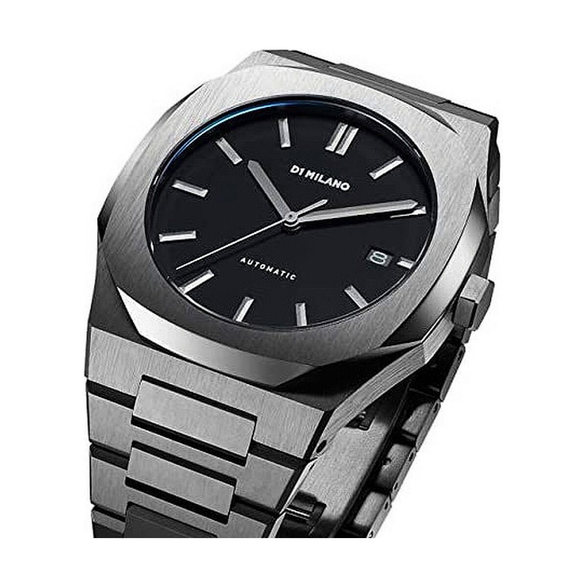 Herrklocka D1 Milano AUTOMATIC GUN METAL (Ø 41,5 mm) - 2