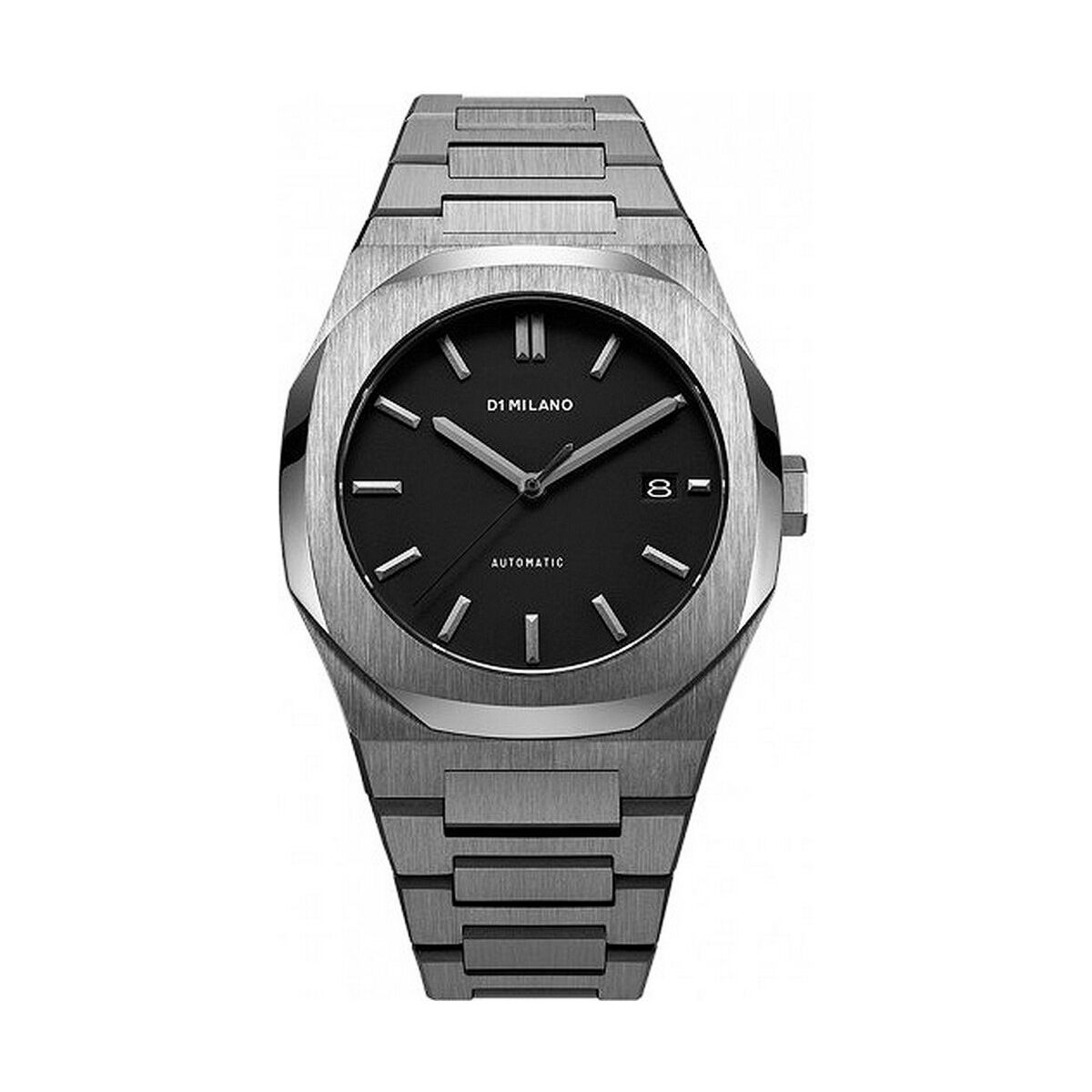 Herrklocka D1 Milano AUTOMATIC GUN METAL (Ø 41,5 mm) - 8