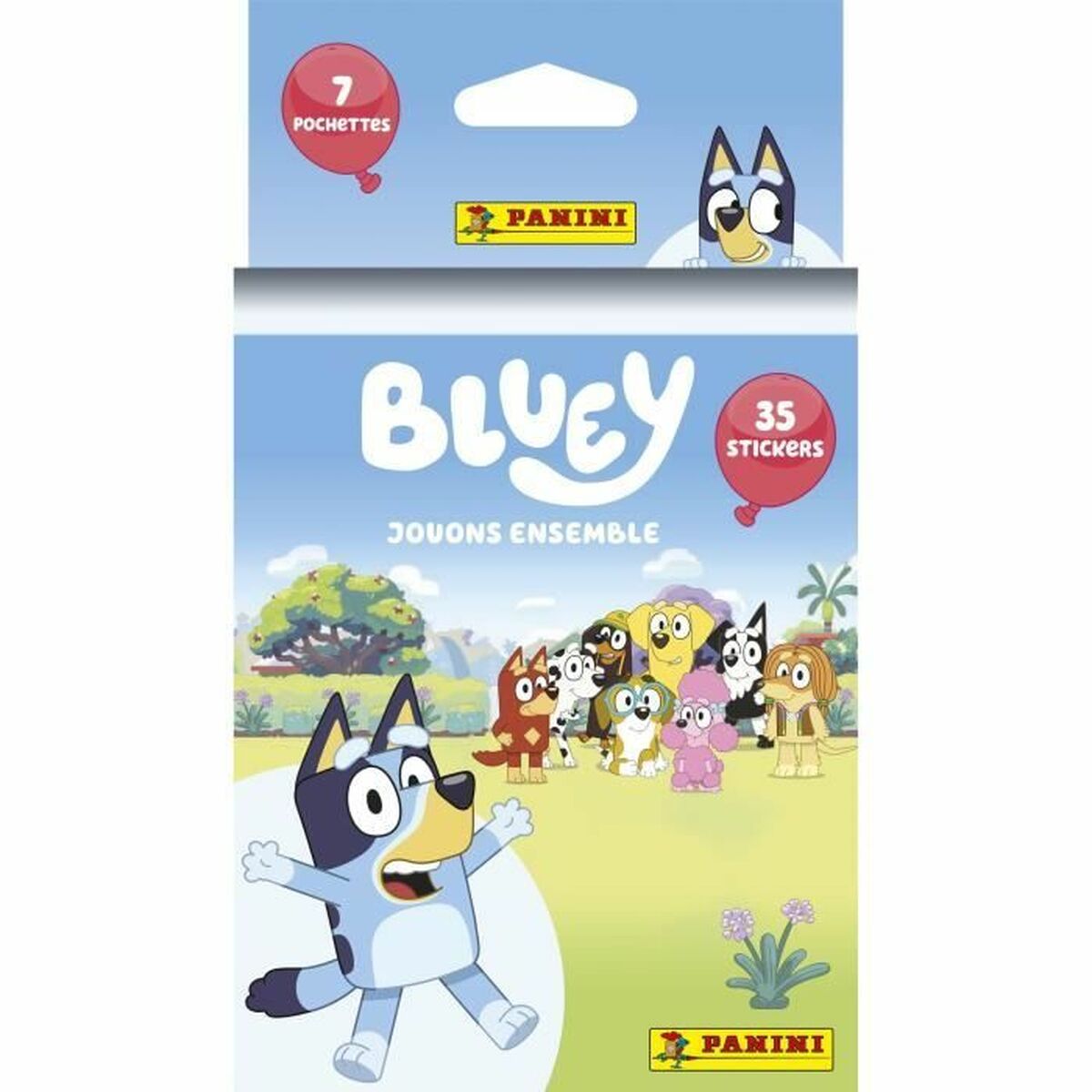 Klistermärkespaket Panini Bluey 2
