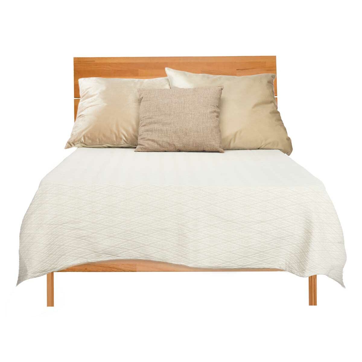 Sängöverdrag 240 x 260 cm Romb Beige (4 antal) - 4