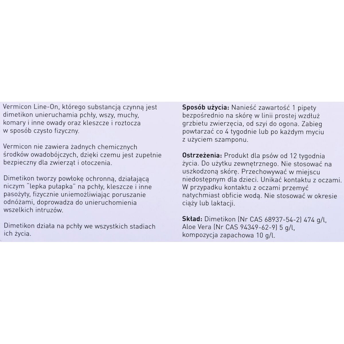 Kosttillskott Beaphar VERMIcon Line-on Dog M Mot parasiter - 2