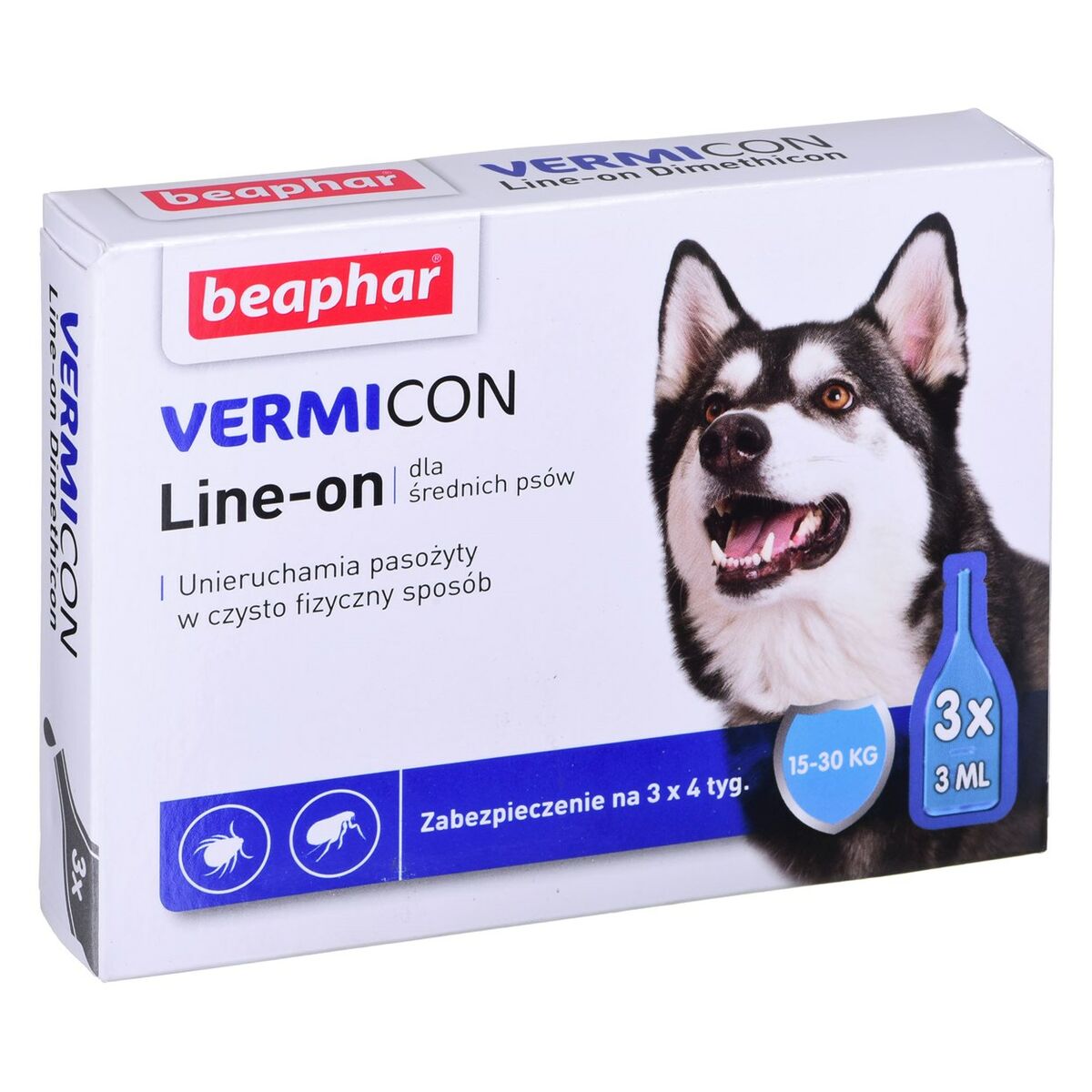 Kosttillskott Beaphar VERMIcon Line-on Dog M Mot parasiter - 3
