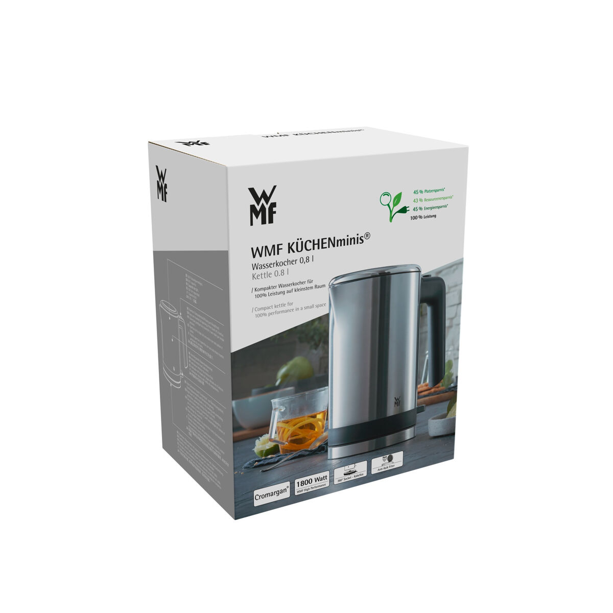 Vattenkokare WMF 413140011 800 ml Rostfritt stål 1800 W - 6