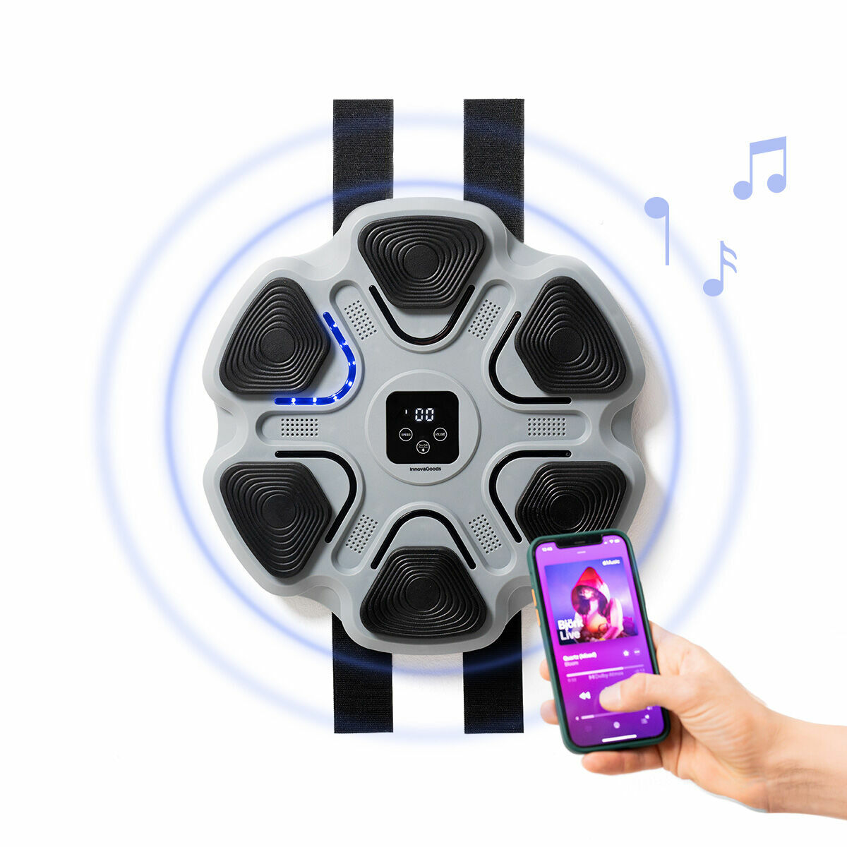 Laddningsbar musikalisk boxningsmaskin Beatfist InnovaGoods - 2
