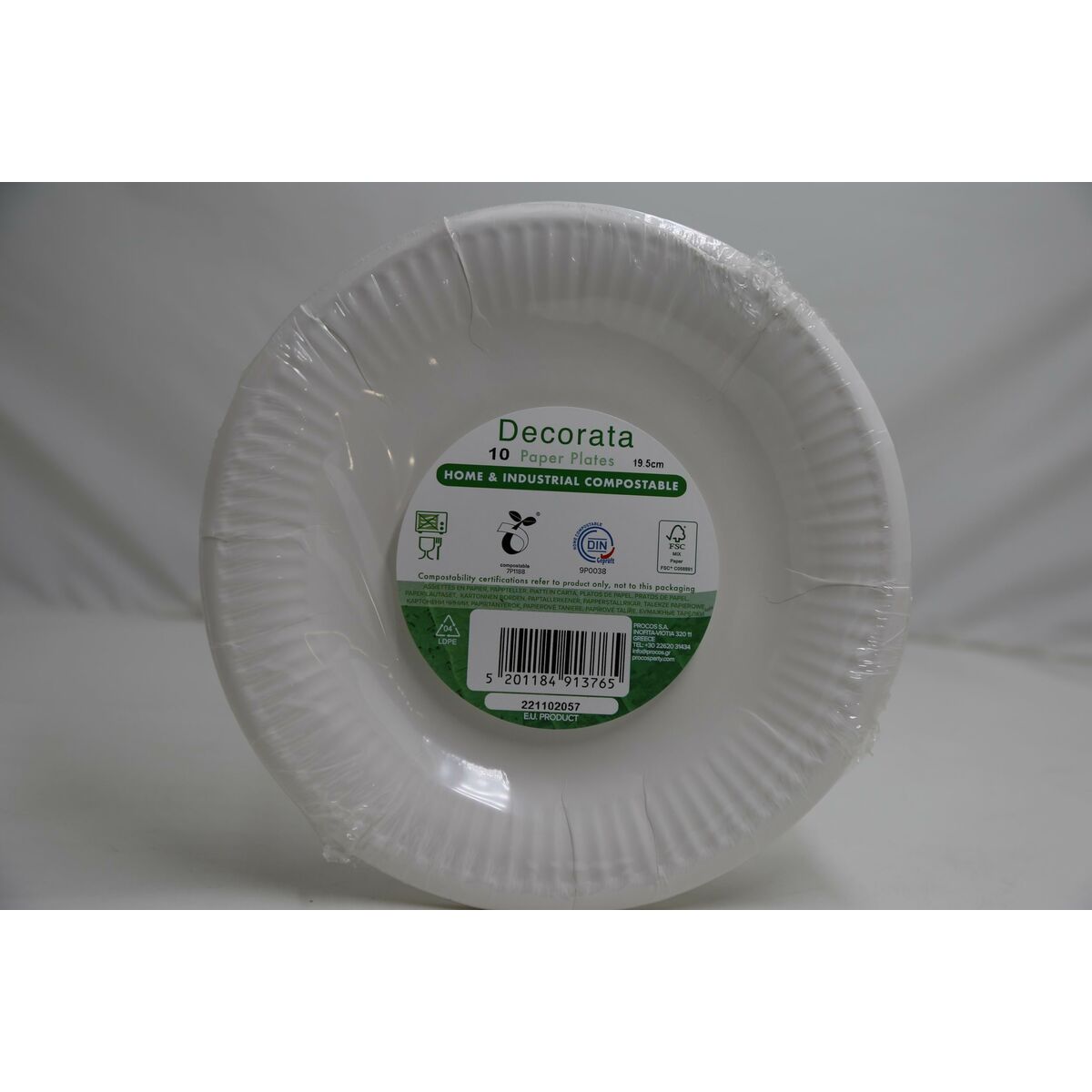 Servissats Procos Vit Papper 23 x 1,5 x 23 cm - 5