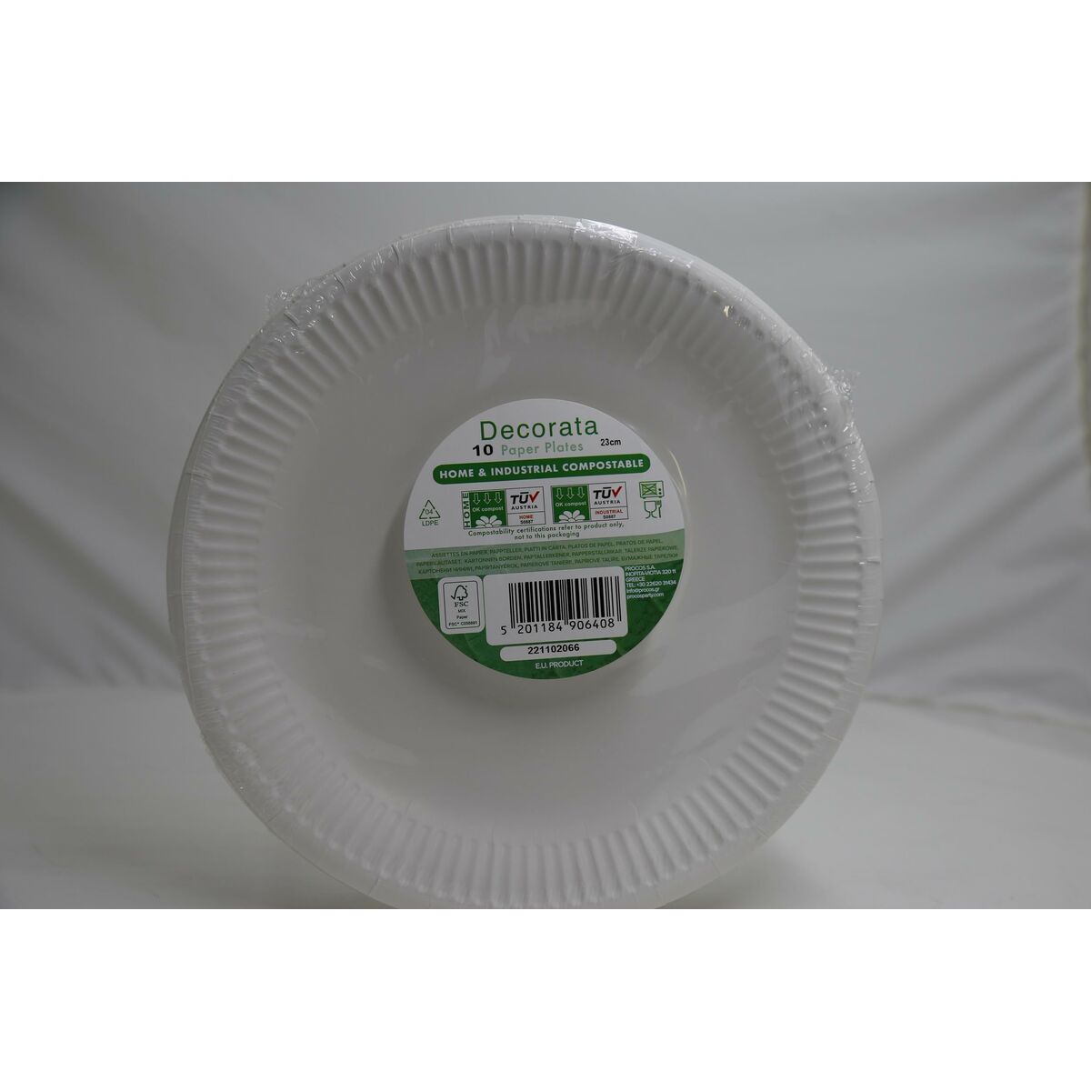 Servissats Procos Vit Papper 23 x 1,5 x 23 cm - 6