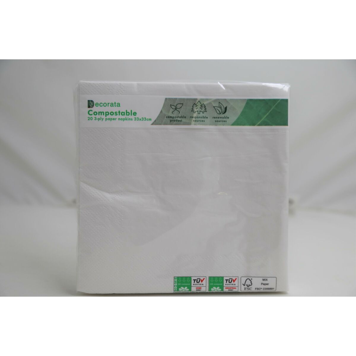 Servissats Procos Vit Papper 23 x 1,5 x 23 cm - 4