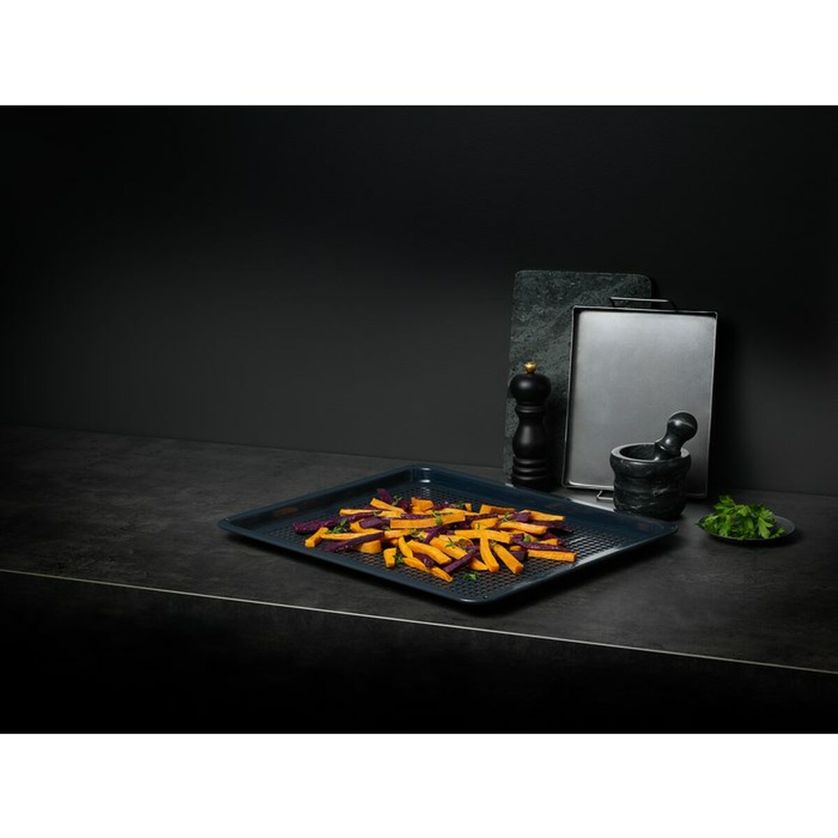 Ugnsplåt AEG A9OOAF00 Svart 45 x 2,5 x 38,5 cm Rostfritt stål (1 Delar) - 4